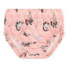 طقم فستان تول بالشعار باللون الوردي للبنات, 1, hi-res