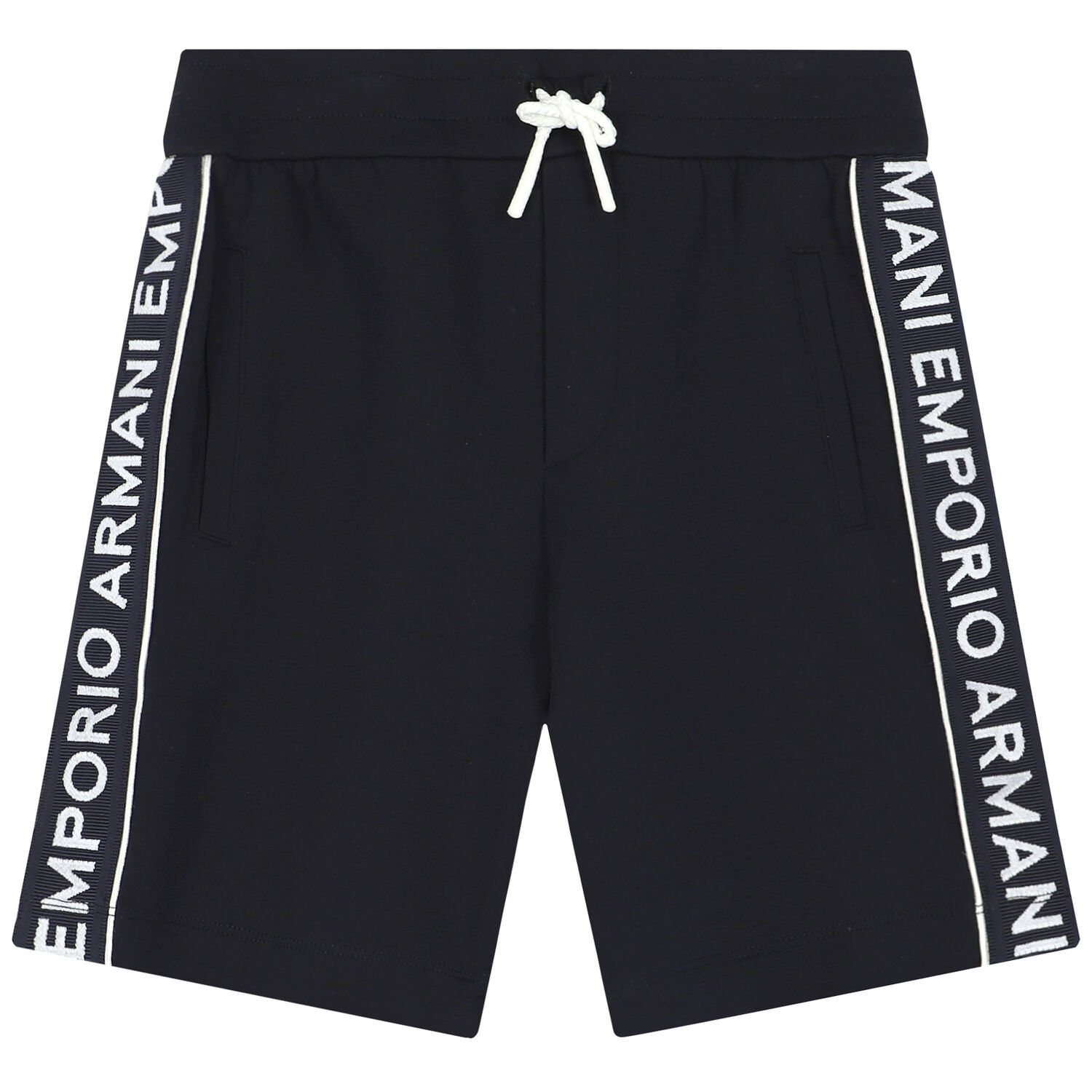 Boys Navy Blue Logo Shorts, 1, hi-res image number null