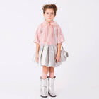 حقيبه كتف دائريه للبنات باللون الفضى , 1, hi-res