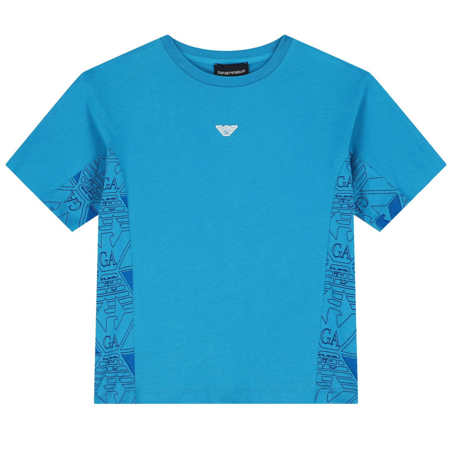 Boys Blue Logo Shorts Set, 2, hi-res