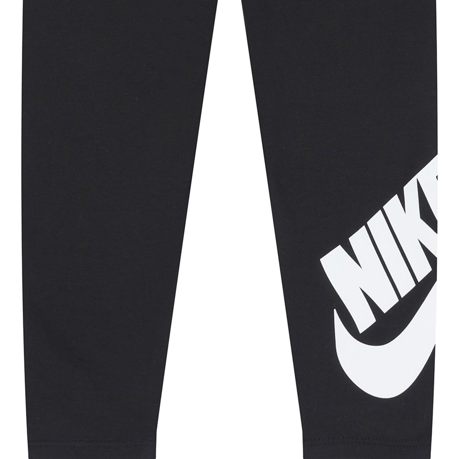 بنطال ليجنز أسود بشعار للبنات, 1, hi-res