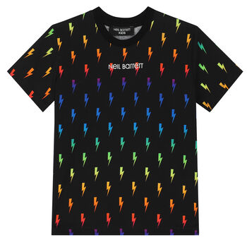 Boys Black Logo T-Shirt