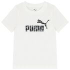 Boys White Logo T-Shirt, 1, hi-res