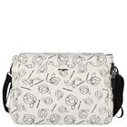 White Ikonik Karl Logo Changing Bag, 1, hi-res