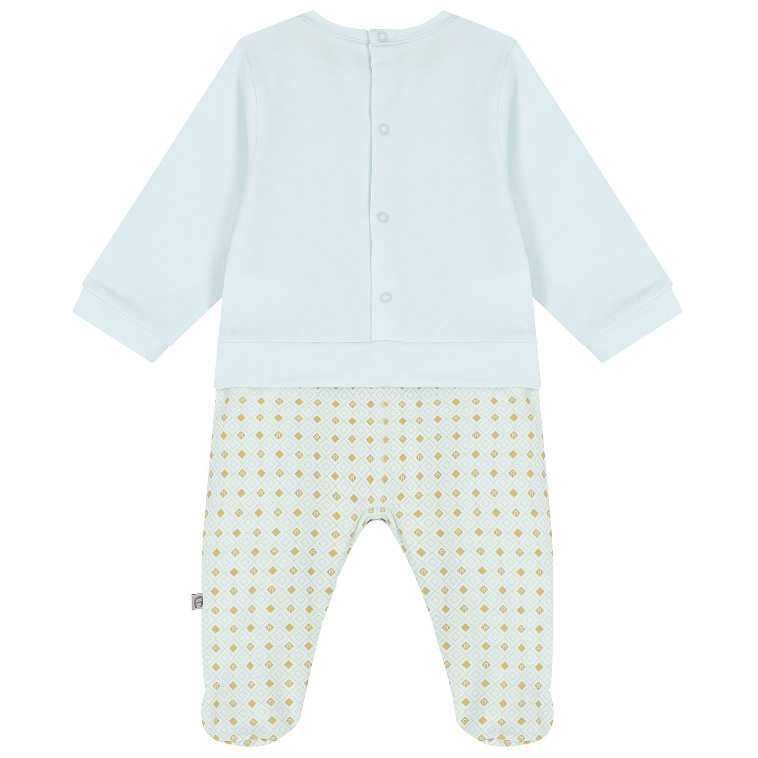 Blue & Gold Logo Babygrow, 2, hi-res image number null