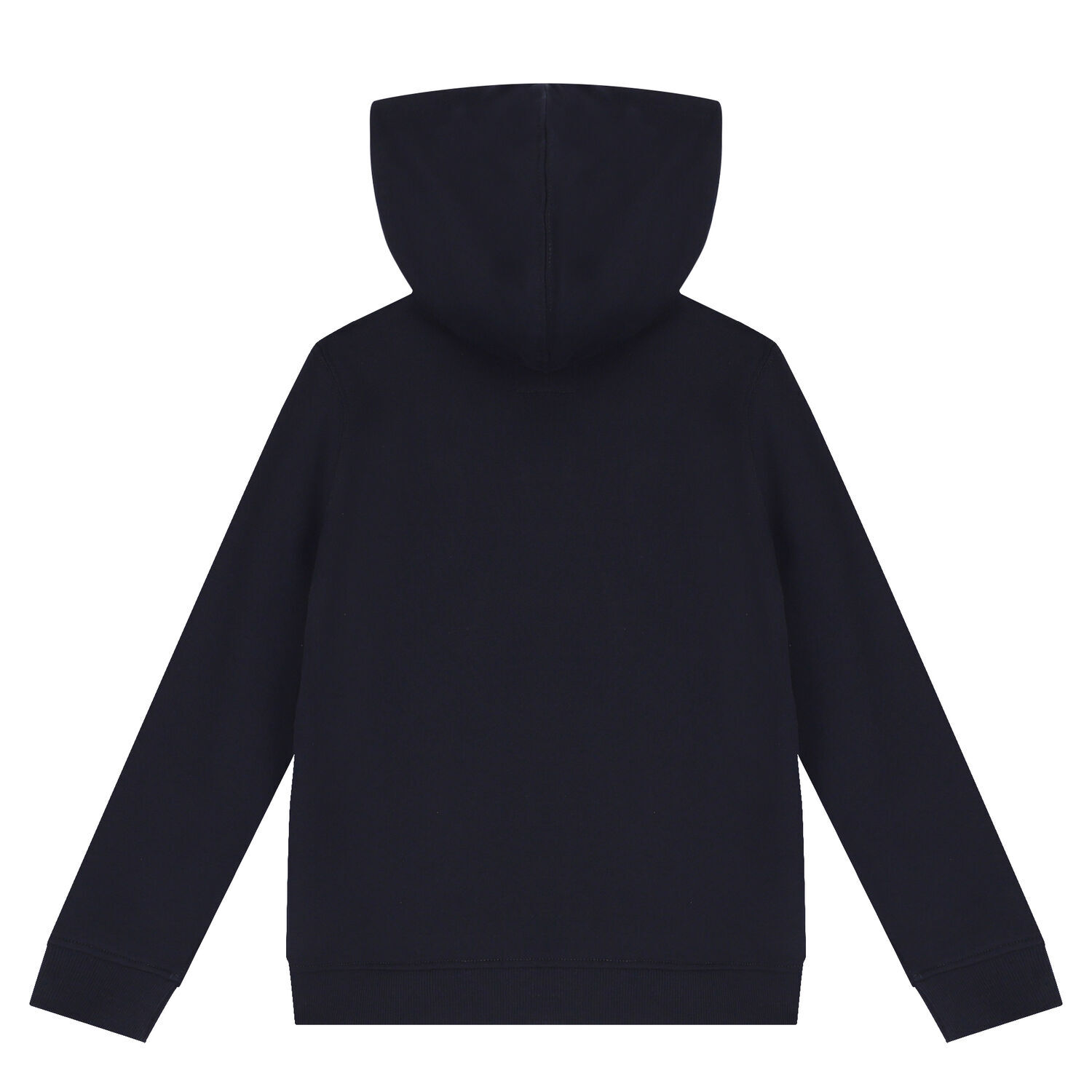 Boys Navy Blue Logo Hooded Top, 1, hi-res
