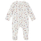 Baby Boys White Toys Babygrow Set, 1, hi-res
