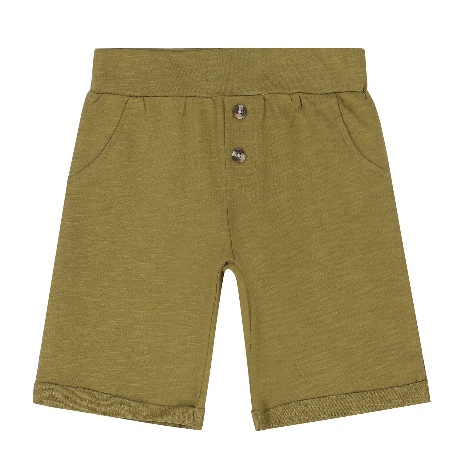 Boys White & Khaki Shorts Set, 1, hi-res
