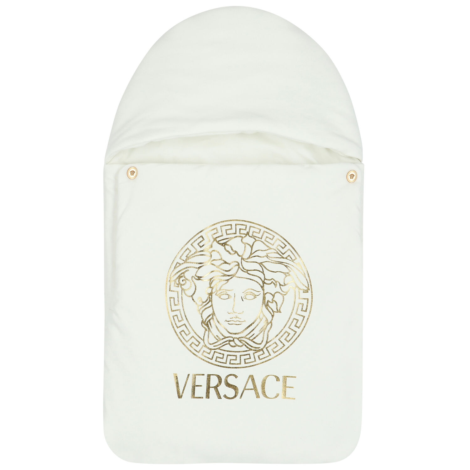 مدس بالشعار باللون العاجي والذهبي , 1, hi-res