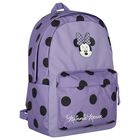 Girls Purple Minnie Mouse Disney Backpack ( 45cm ), 1, hi-res
