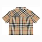 Baby Boys Beige Check Shorts Set, 1, hi-res