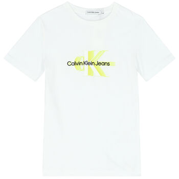 Boys White Logo T-Shirt