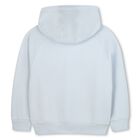 توب هودى اولاد بالشعار بطبعه نمر باللون الازرق , 1, hi-res