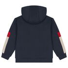 طقم بدله رياضيه للاولاد باللون الازرق والابيض ( 3 قطع )  , 1, hi-res