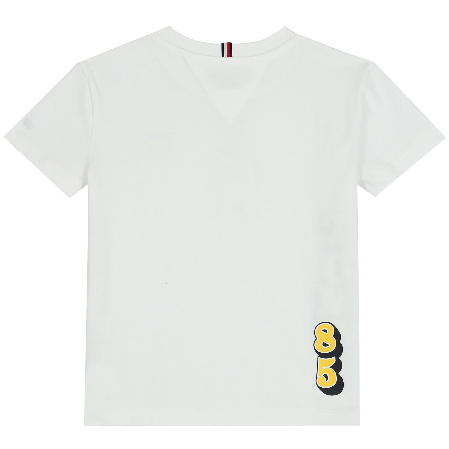 Boys White Logo T-Shirt, 2, hi-res