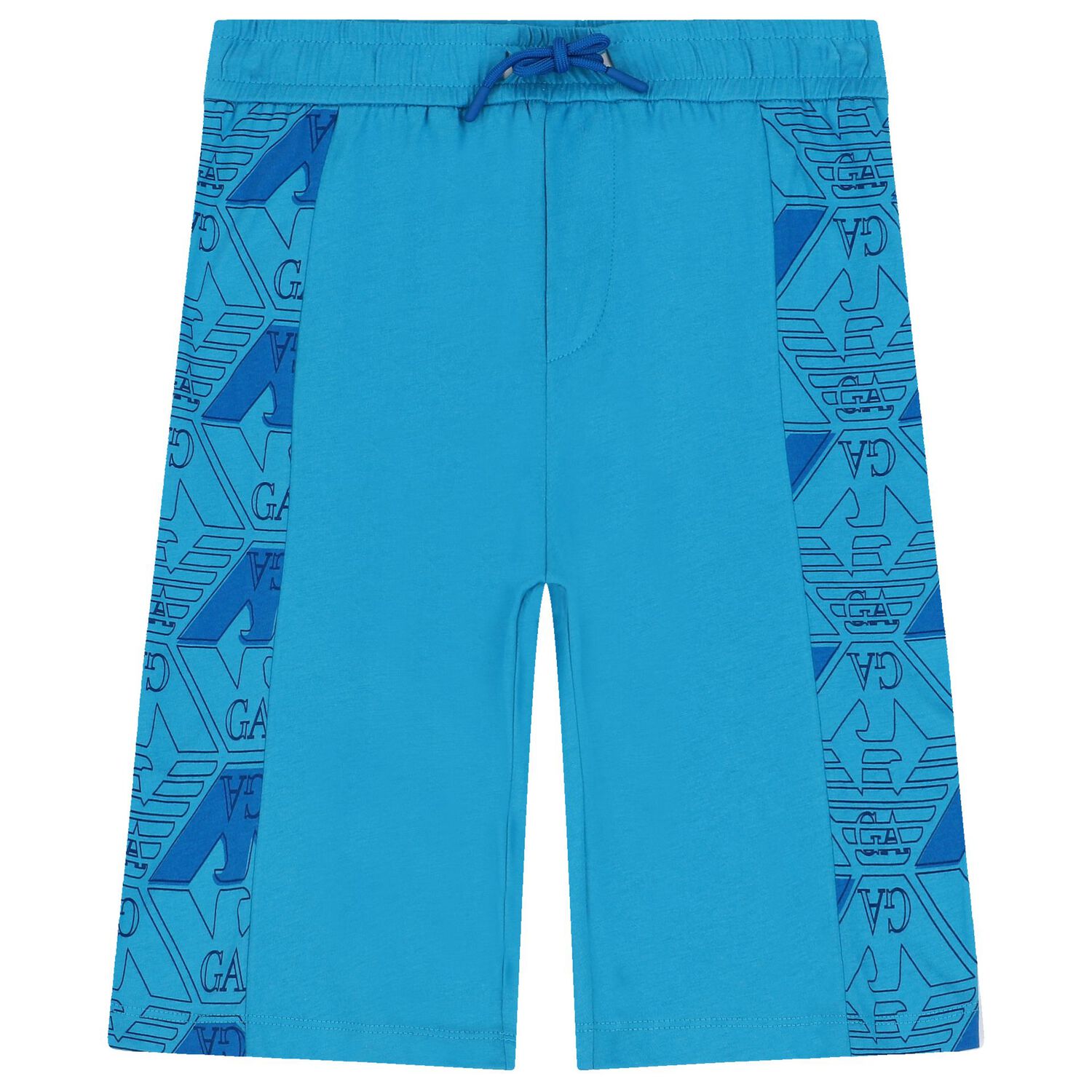 Boys Blue Logo Shorts Set, 2, hi-res