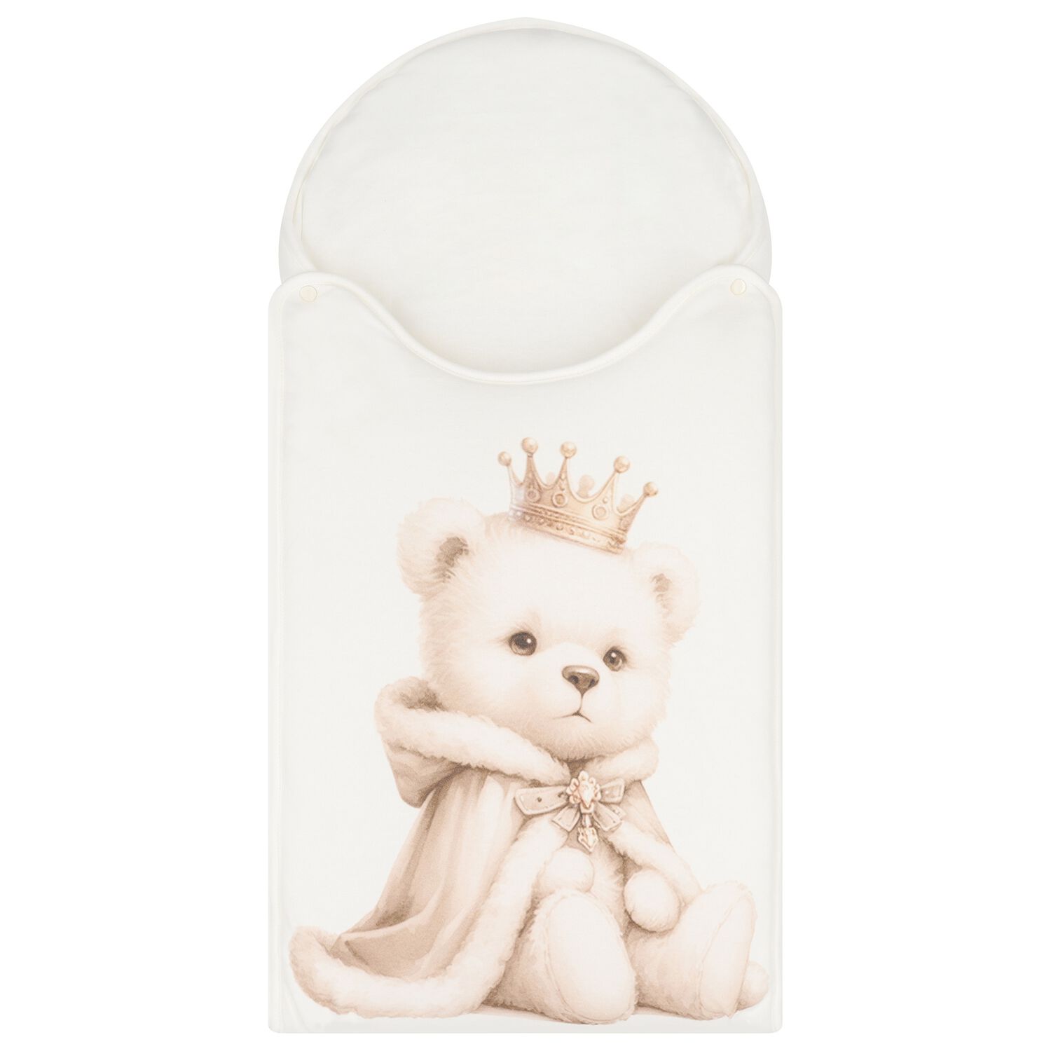 Ivory Teddy Bear Baby Nest, 1, hi-res image number null