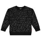 Black Logo Sweatshirt, 1, hi-res
