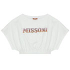 توب بنات بالشعار باللون الأبيض, 2, hi-res