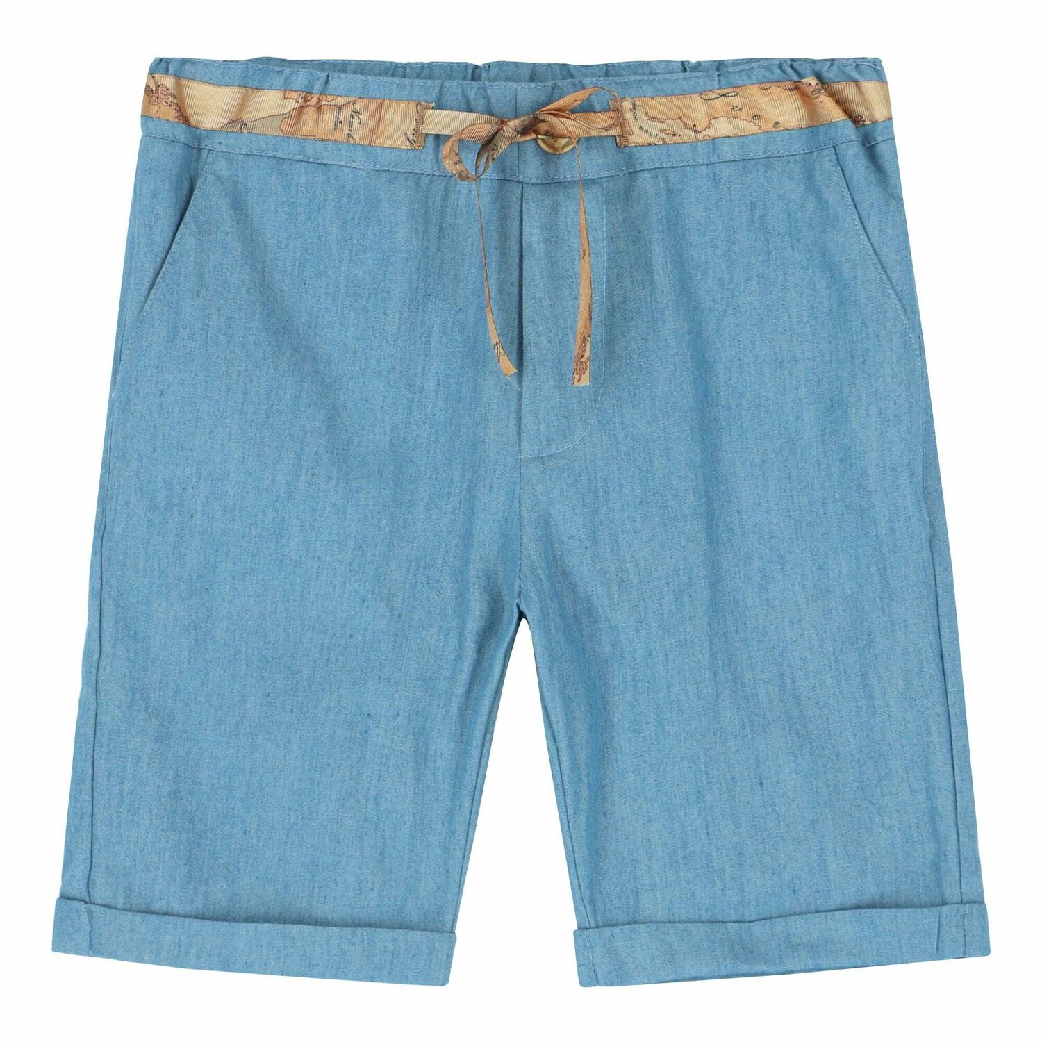 Boys Blue Denim Shorts, 1, hi-res image number null
