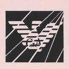 توب بنات بأكمام بالشعار باللون الوردى والأسود, 2, hi-res