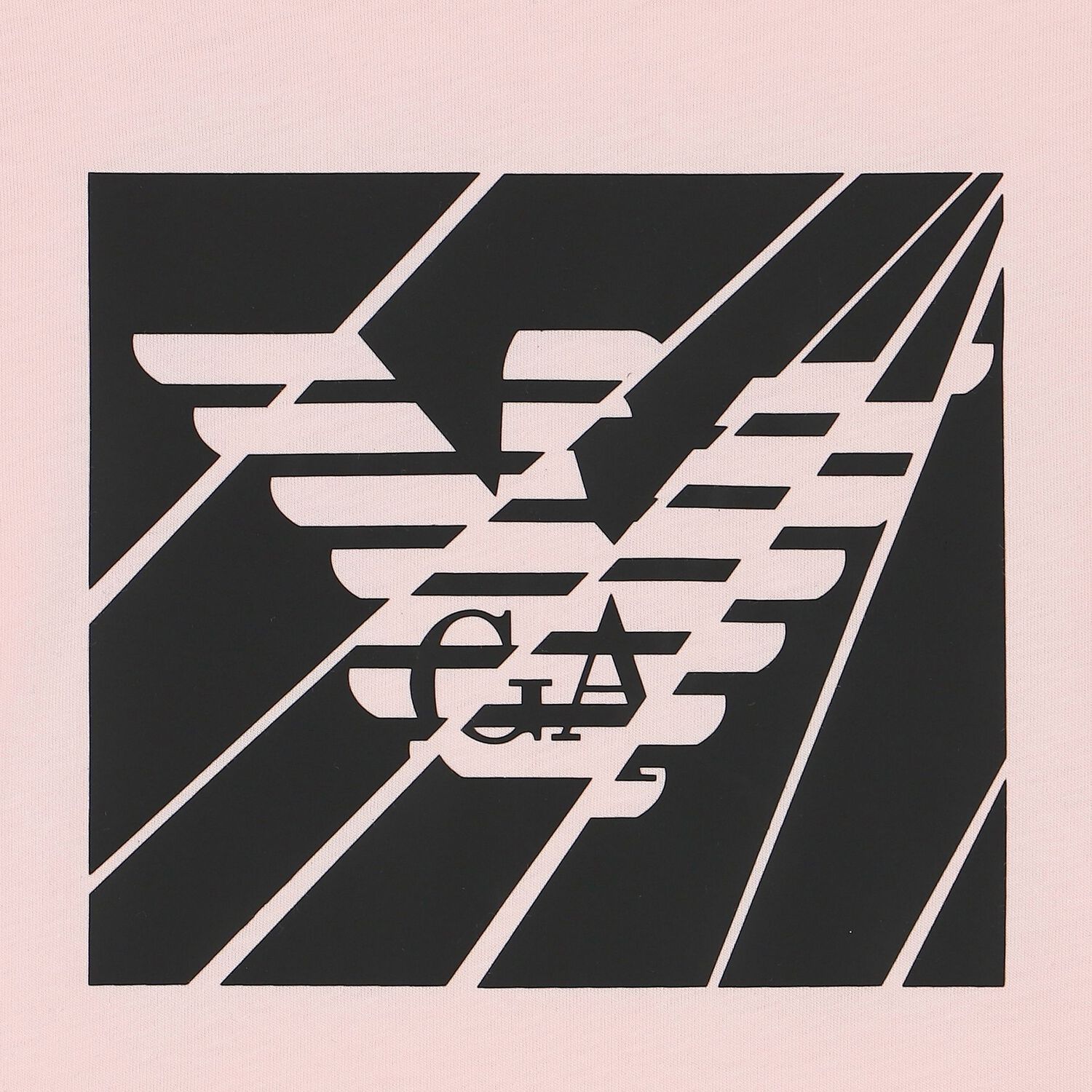 توب بنات بأكمام بالشعار باللون الوردى والأسود, 2, hi-res image number null