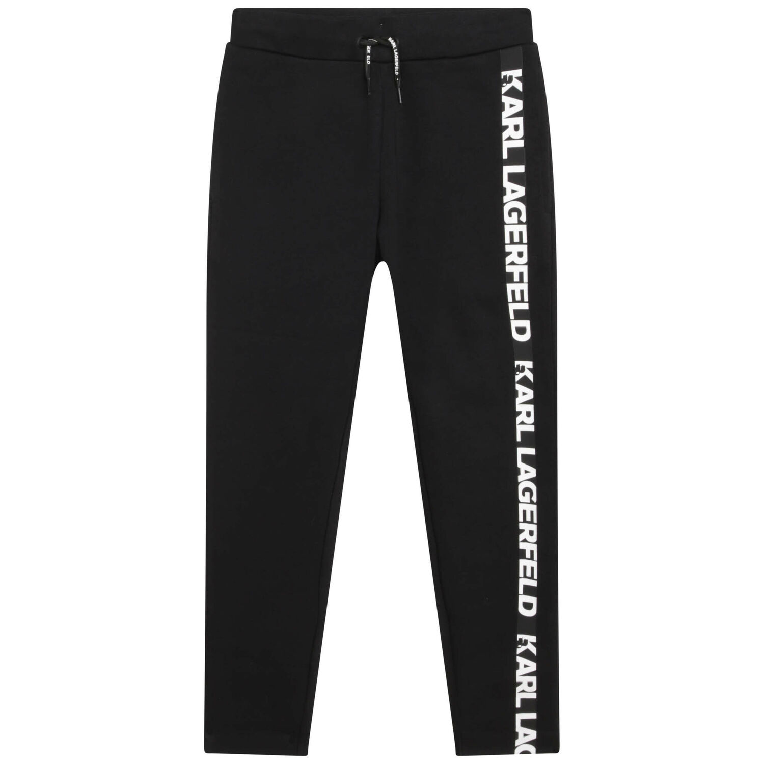 Boys Black Logo Joggers, 1, hi-res