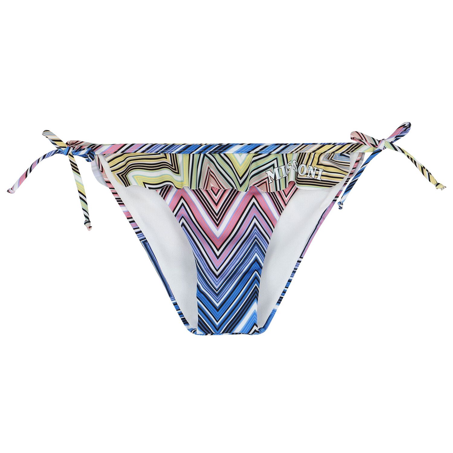 Girls Multi-Coloured Zigzag Bikini, 1, hi-res