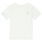 بدلة رياضية بالشعار باللون الأزرق والأبيض للأولاد (3 قطع), 1, hi-res