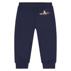 Younger Navy Blue Teddy Bear Logo Tracksuit, 2, hi-res