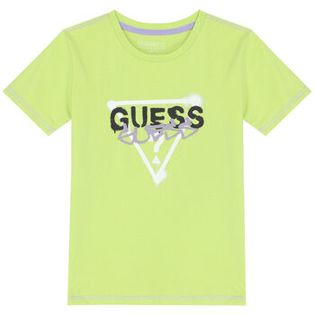 Boys Green Logo T-Shirt
