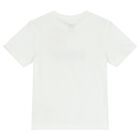 طقم أولاد شورت بالشعار باللون الأبيض والأسود, 11, hi-res