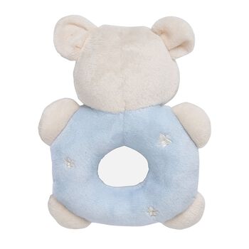 Baby Boys Blue Bear Rattle Toy