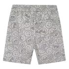 Boys Grey Logo Shorts, 1, hi-res
