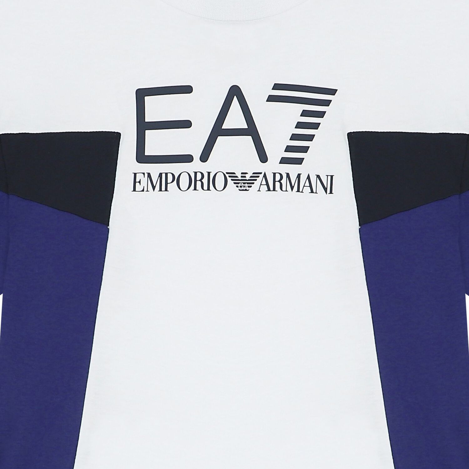 تيشيرت أولاد بالشعار باللون الأبيض, 1, hi-res