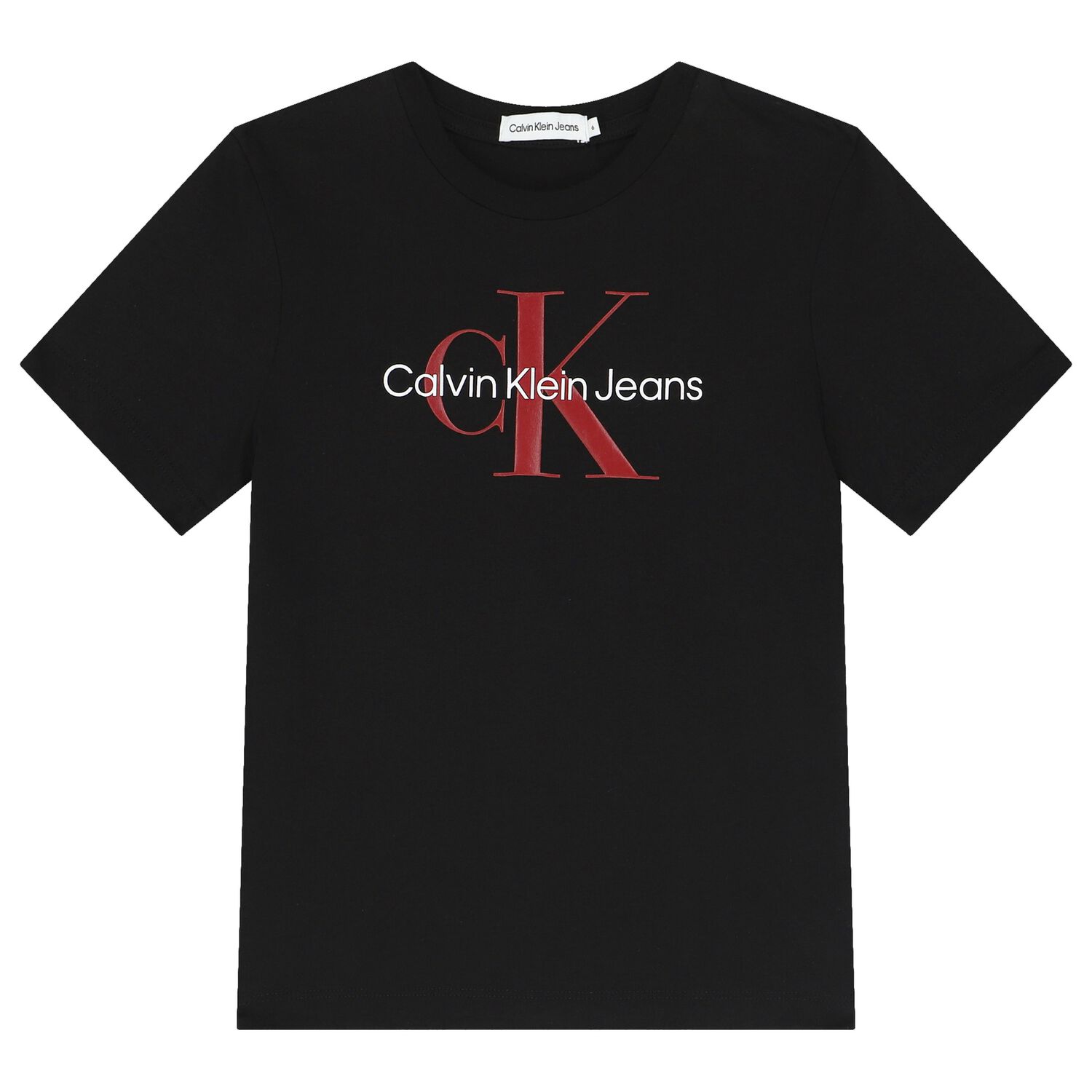 تيشيرت أولاد بالشعار باللون الأسود, 3, hi-res image number null