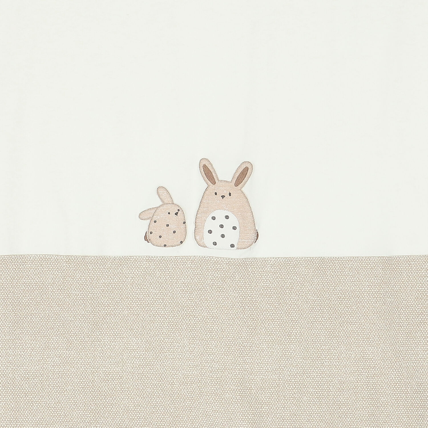 بطانية باللون البيج والعاجي, 1, hi-res