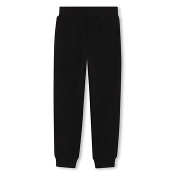 Boys Black Logo Joggers