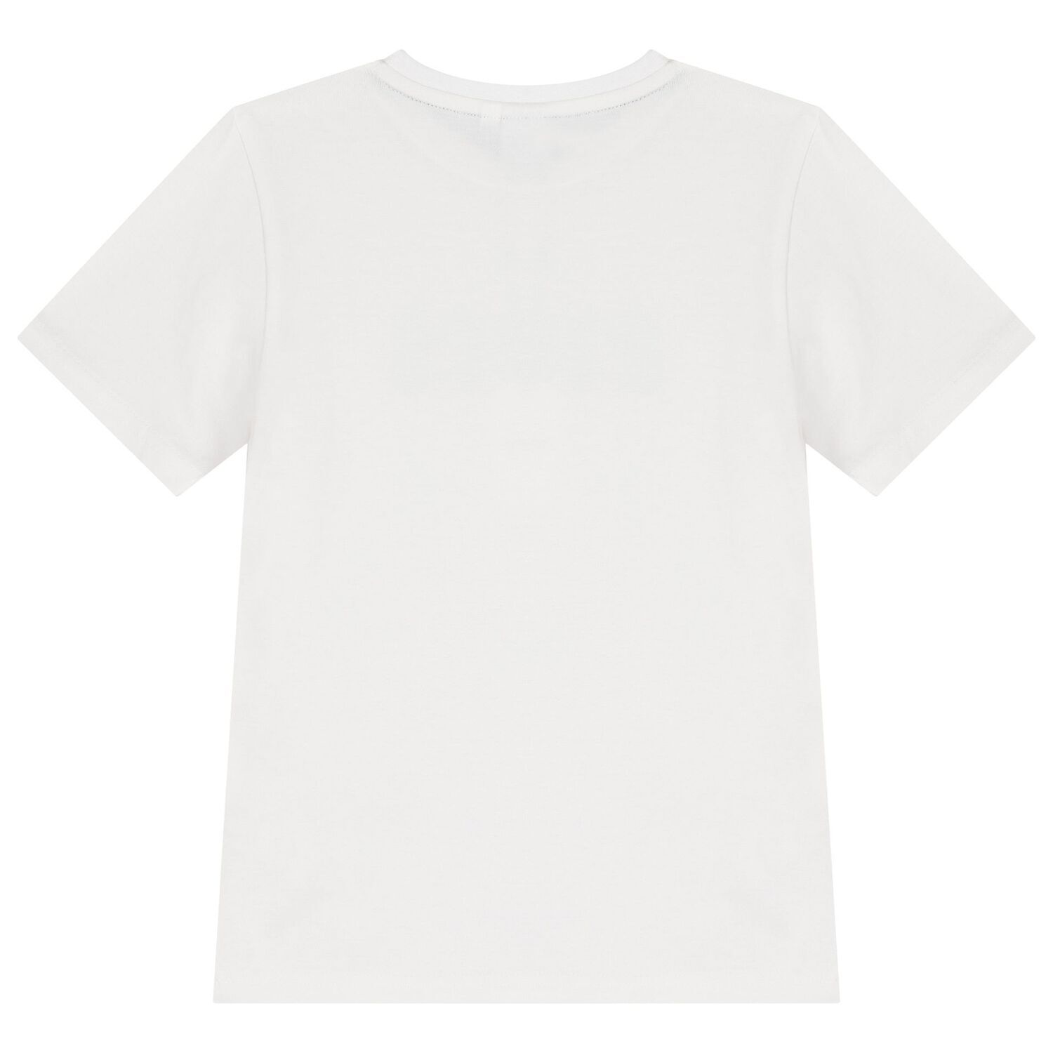 Boys White Logo T-Shirt, 2, hi-res