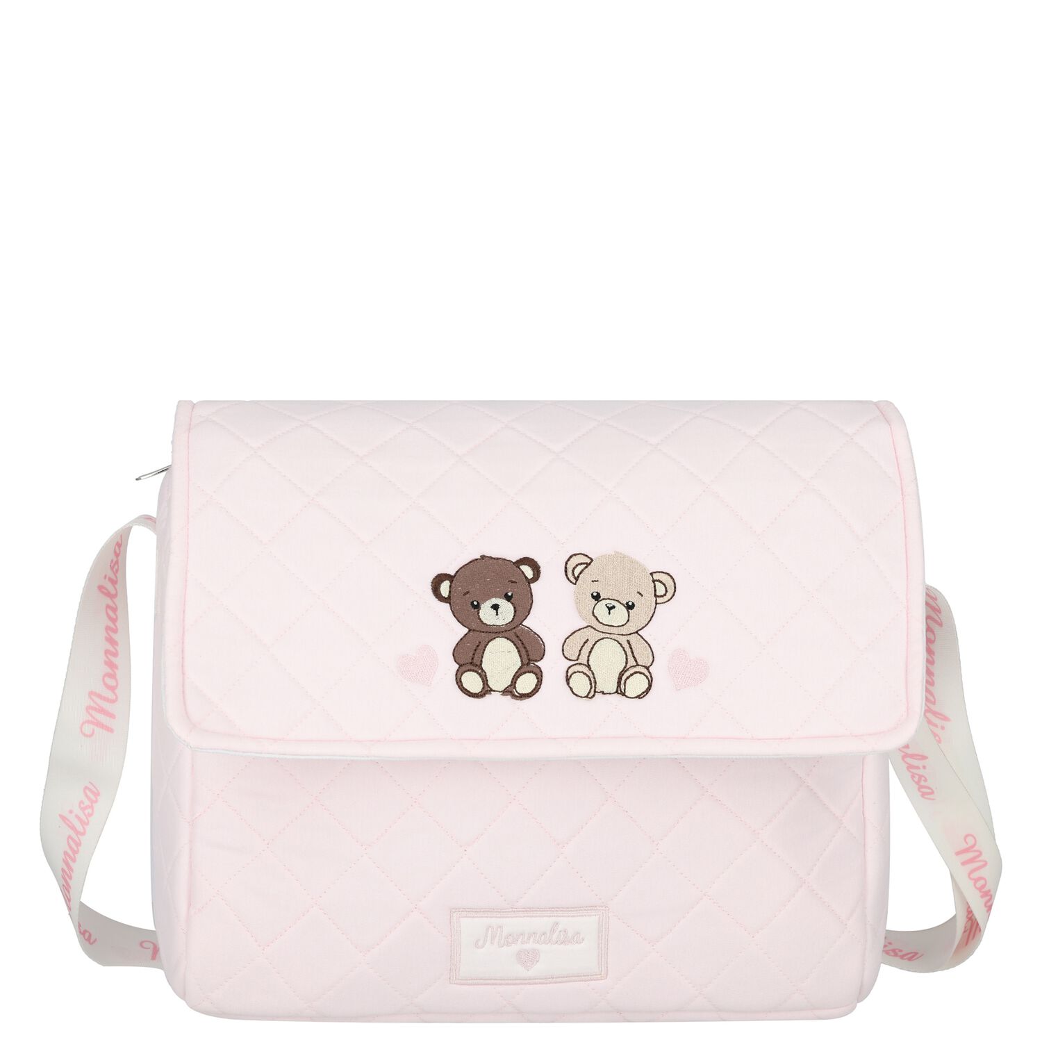 شنطة مواليد بشعار تيدي بير باللون الوردي للأطفال, 1, hi-res image number null