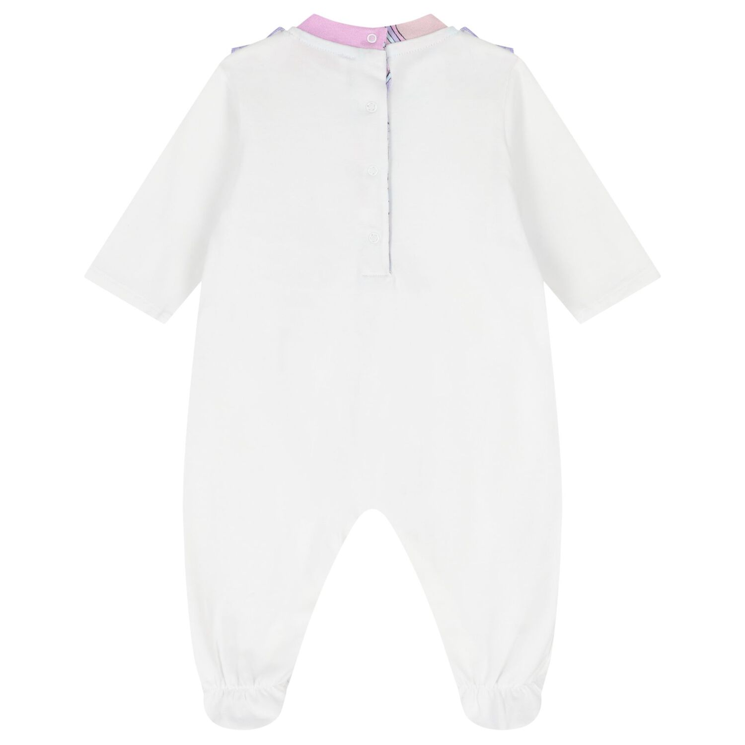 Baby Girls White & Blue Orchidee Babygrow Gift Set, 1, hi-res