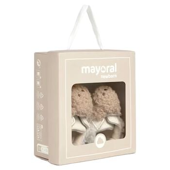 Ivory & Beige Sherpa Teddy Bear Baby Pre Walker Shoes
