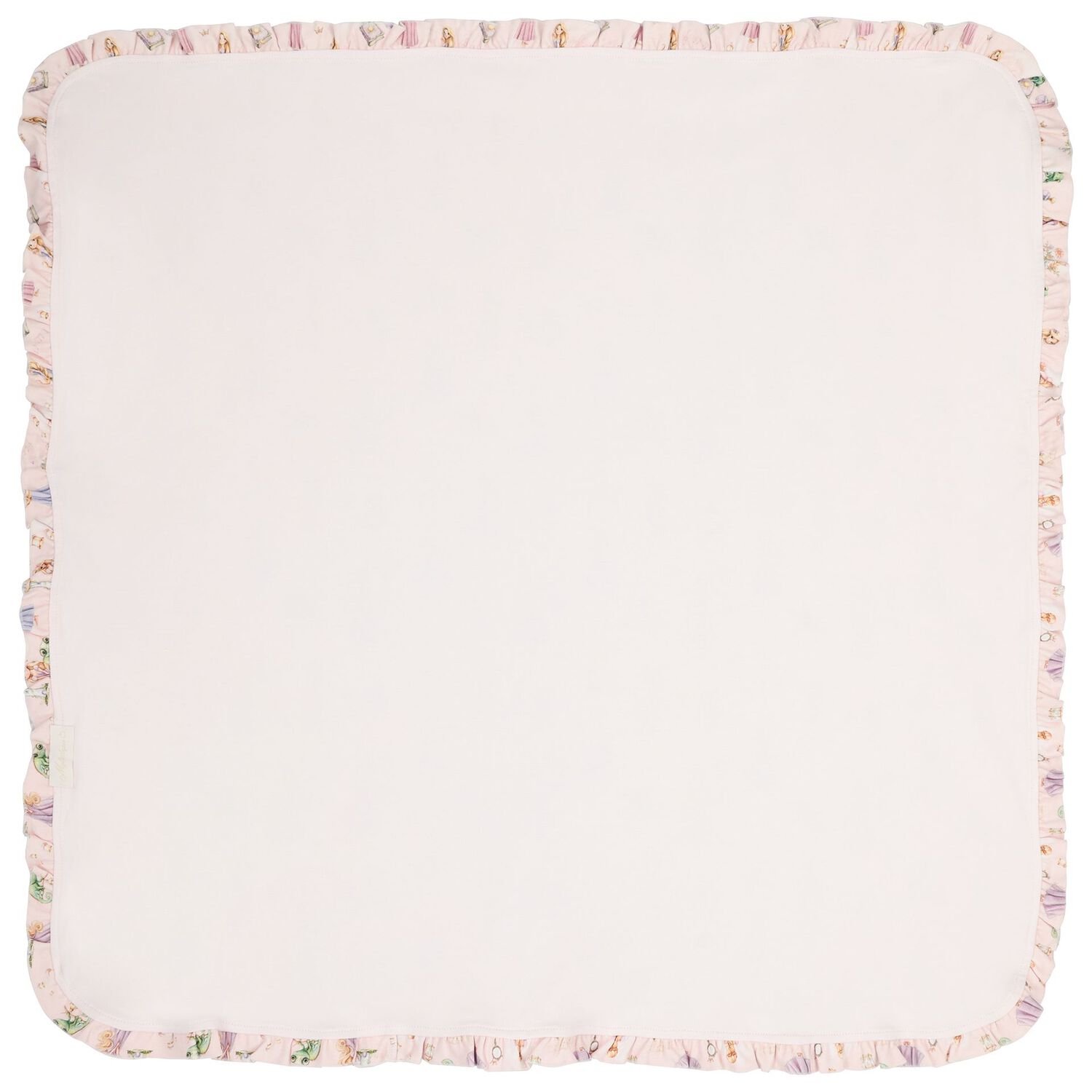 بطانية أورورا وردية للبنات الرضع مزينة بالكشكشة, 1, hi-res