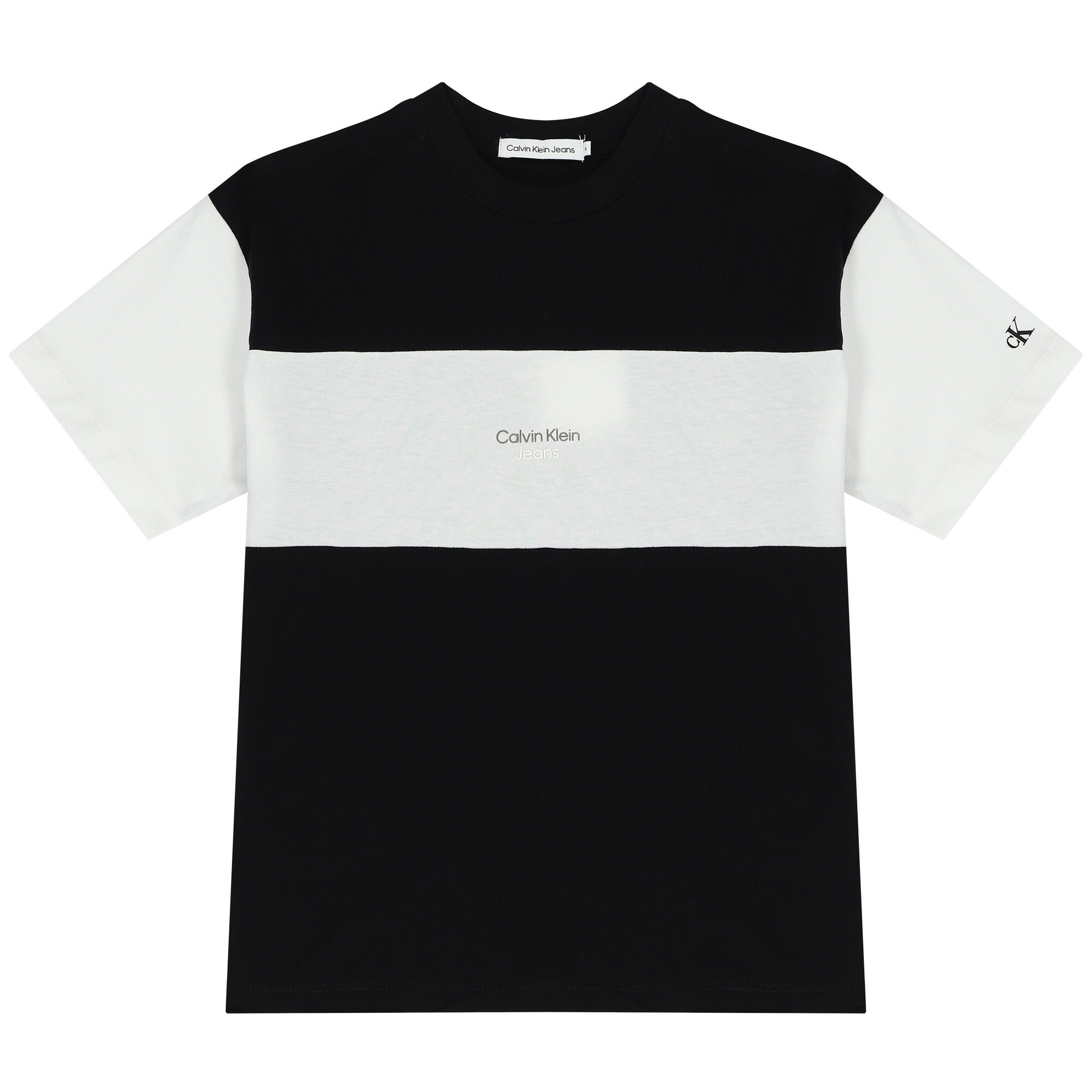 Calvin Klein Boys Black Logo T Shirt Junior Couture UAE