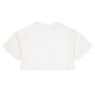 Girls Mini Me White Logo T-Shirt, 1, hi-res
