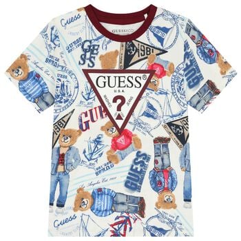 Boys White Logo T-Shirt