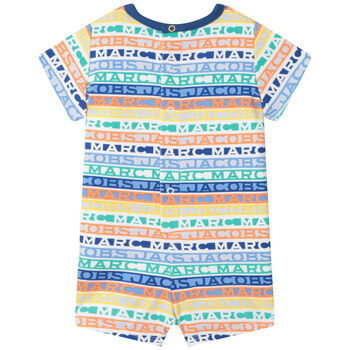 Baby Boys Logo Romper