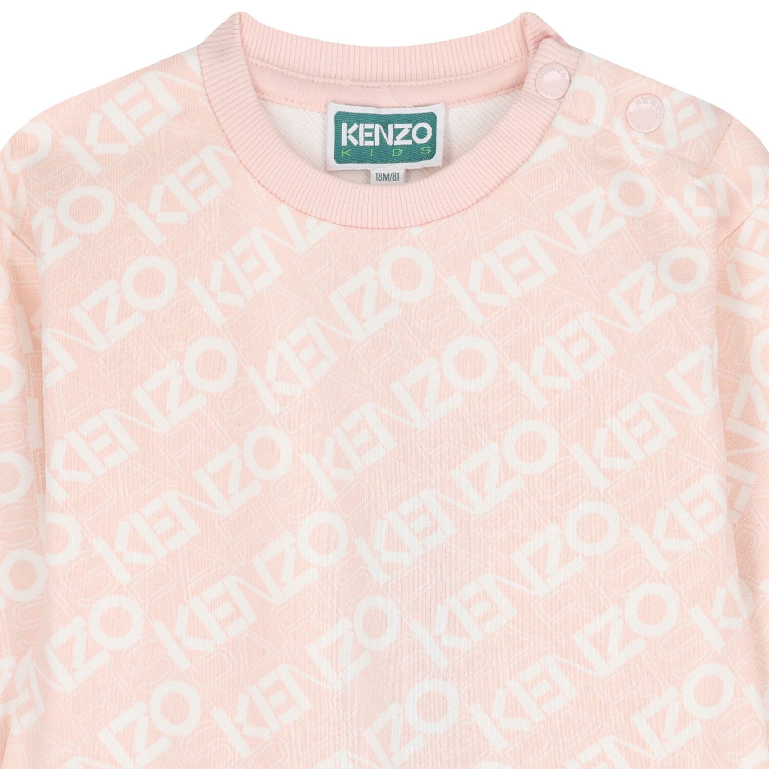 فستان بنات بالشعار باللون الوردى , 1, hi-res