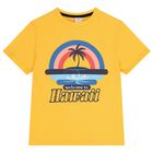 Boys Yellow & Navy Blue Shorts Set, 1, hi-res