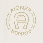 طقم هديه قبعه ومريله للاطفال بالشعار باللون العاجى والذهبي , 1, hi-res